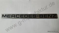 Firmenzeichen Mercedes Benz in Silber   zu aufkleben